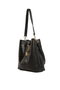 Zoozie Bags Bandolera Midi Negro y Dorado con Detalles de Flecos